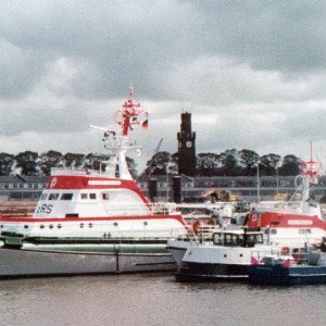 SRK Wilhelm Kaisen + SRK Arwed Emminghaus in Cuxhaven, 1980er.