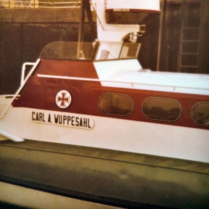 SRB Carl A. Wuppesahl, Feddewardersiel Ende 1970er.