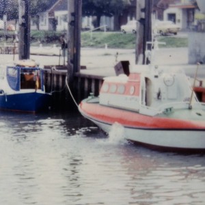 MB Hobby und SRB Carl A. Wuppesahl, Feddewardersiel Ende 1970er.