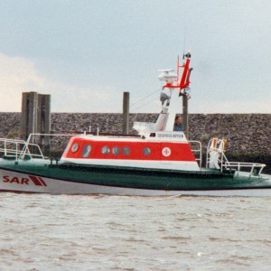 SRB Siegfried Boysen Abfahrt Spiekeroog.