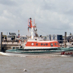SRB Siegfried Boysen Anfahrt Spiekeroog.