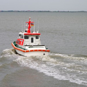 SRB Elli Hoffmann-Röser auf dem Weg zurück zur Insel, 2010.
