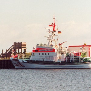 SRK Vormann Jantzen im Schutzhafen Darßer Ort, 2002.