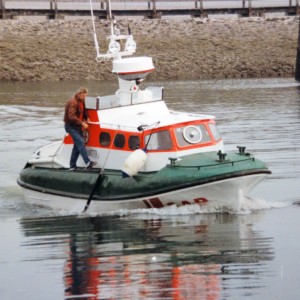 SRB Wilhelm Hübotter im Wangerooger Hafen, 1995 ca.rooge-1x1000