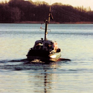 SRB Kaatje II in Fahrt Maasholm -1 995.