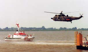 SRK Vormann Leiss, Bergung mit Hubschrauber 1995.
