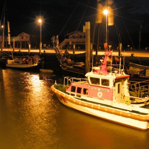 SRB Wilma Sikorski, Wangerooge, Nacht, 2008.