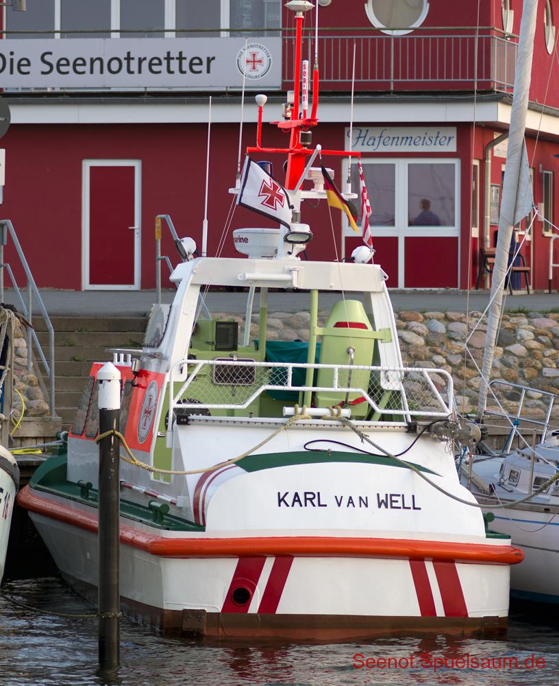 SRB Karl van Well, Damp 2015.
